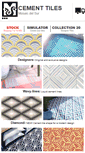 Mobile Screenshot of cement-tiles.com