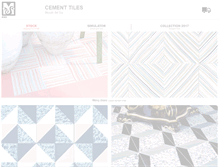 Tablet Screenshot of cement-tiles.com